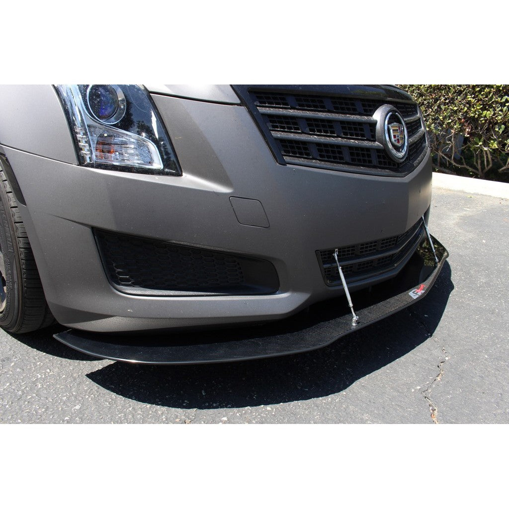 Carbon Fiber Front Wind Splitter-2012-2019 Cadillac ATS Sedan