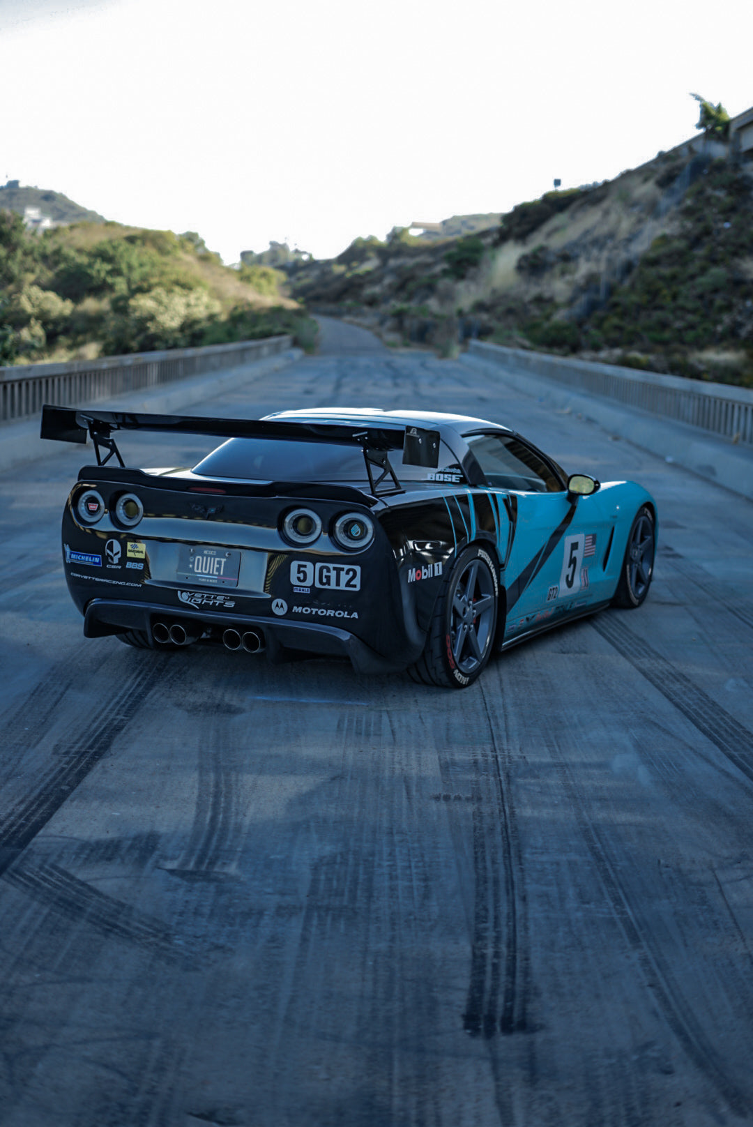 GTC-500 Carbon Fiber Adjustable Wing- Chevrolet C6 Corvette Base/Z06