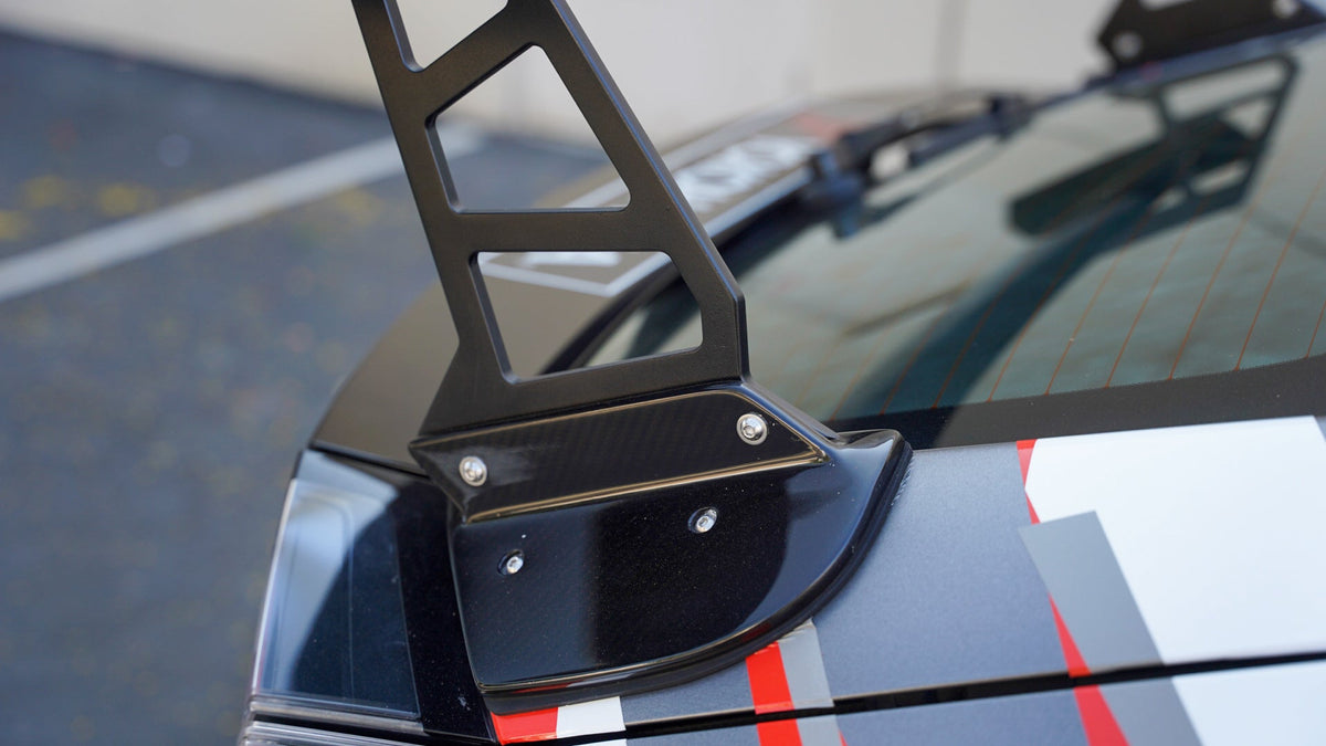 GT-250 Carbon Fiber Swan Neck Wing-Honda FK8 Civic Type R 2017 - 2021