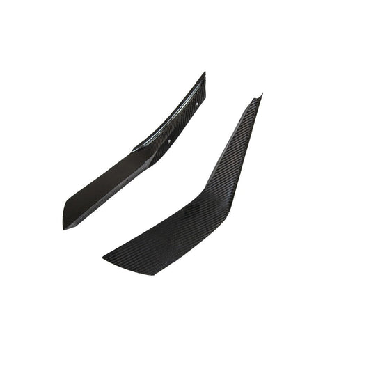 Carbon Fiber Front Bumper Canards - Ford Mustang S650 Dark Horse 2024 - Current