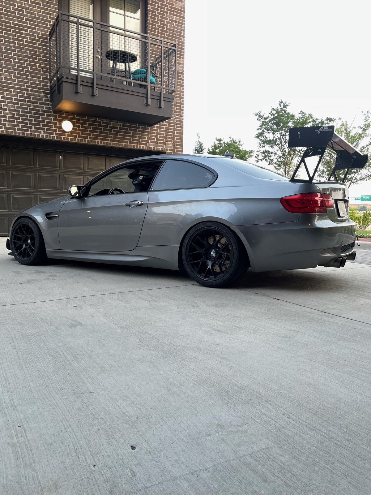 GT-250 Carbon Fiber Adjustable Wing- BMW E92 M3