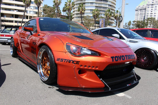 Carbon Fiber Front Wind Splitter- 2013-2016 Scion FR-S/ Subaru BRZ RB Version 2