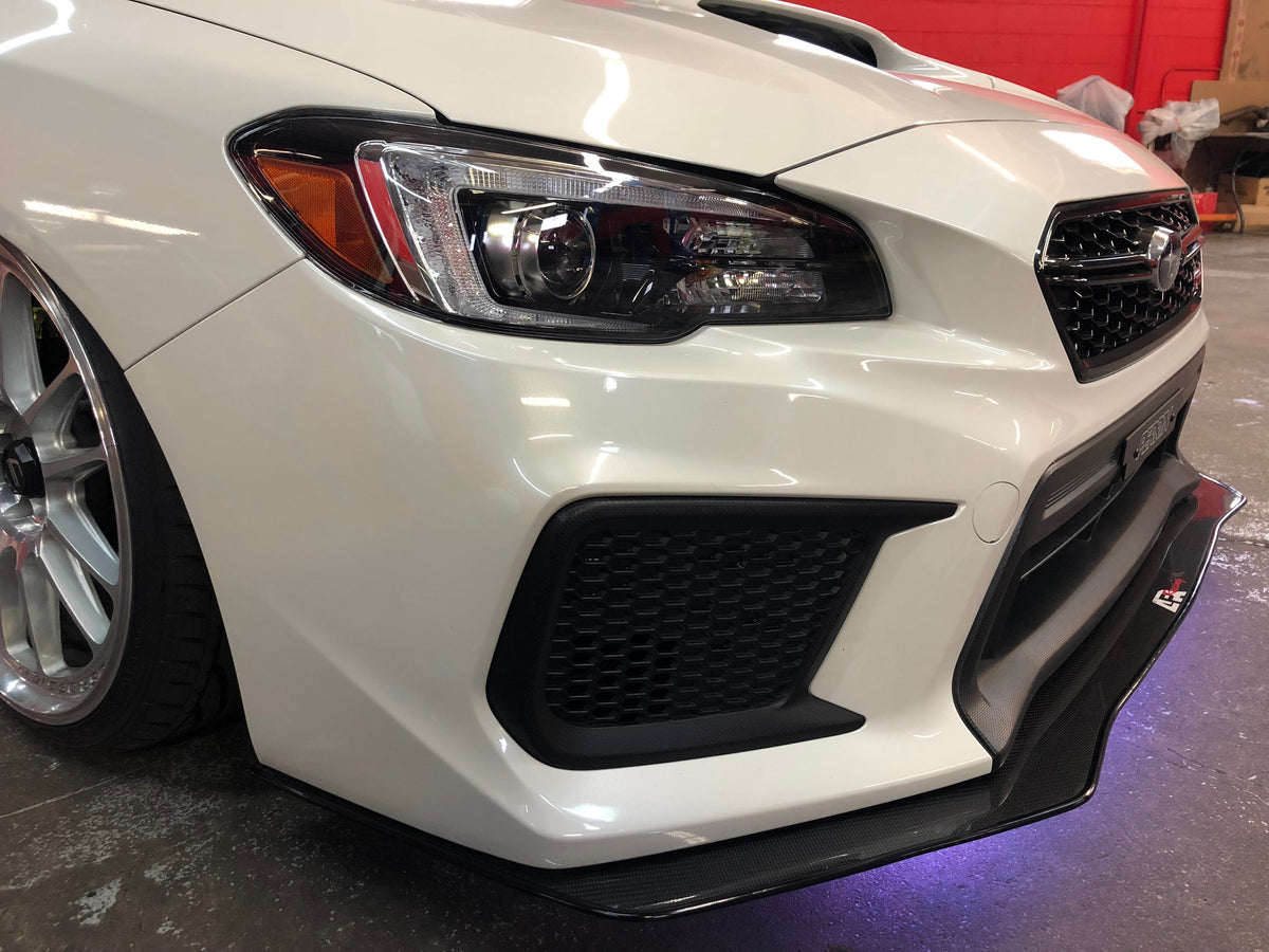 Carbon Fiber Wind Splitter w/ Rods -Subaru WRX/ STI  2018-2021 (With NO Lip)