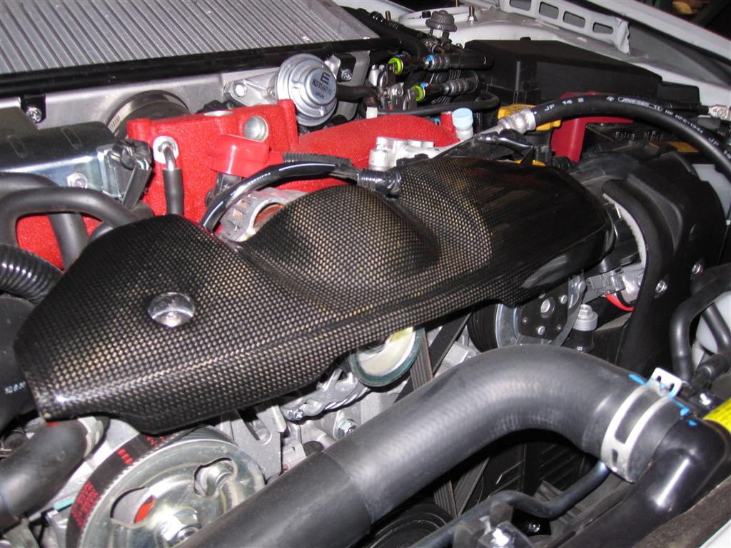 Carbon Fiber Alternator Cover-  Subaru Impreza WRX/ STI 2008-2014