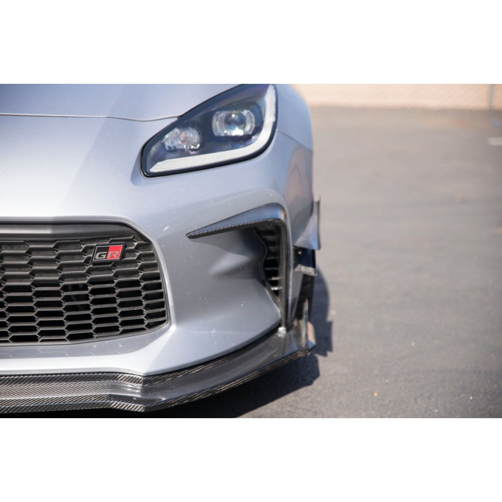 Carbon Fiber Front Bumper Canards- 2022+ Toyota GR86