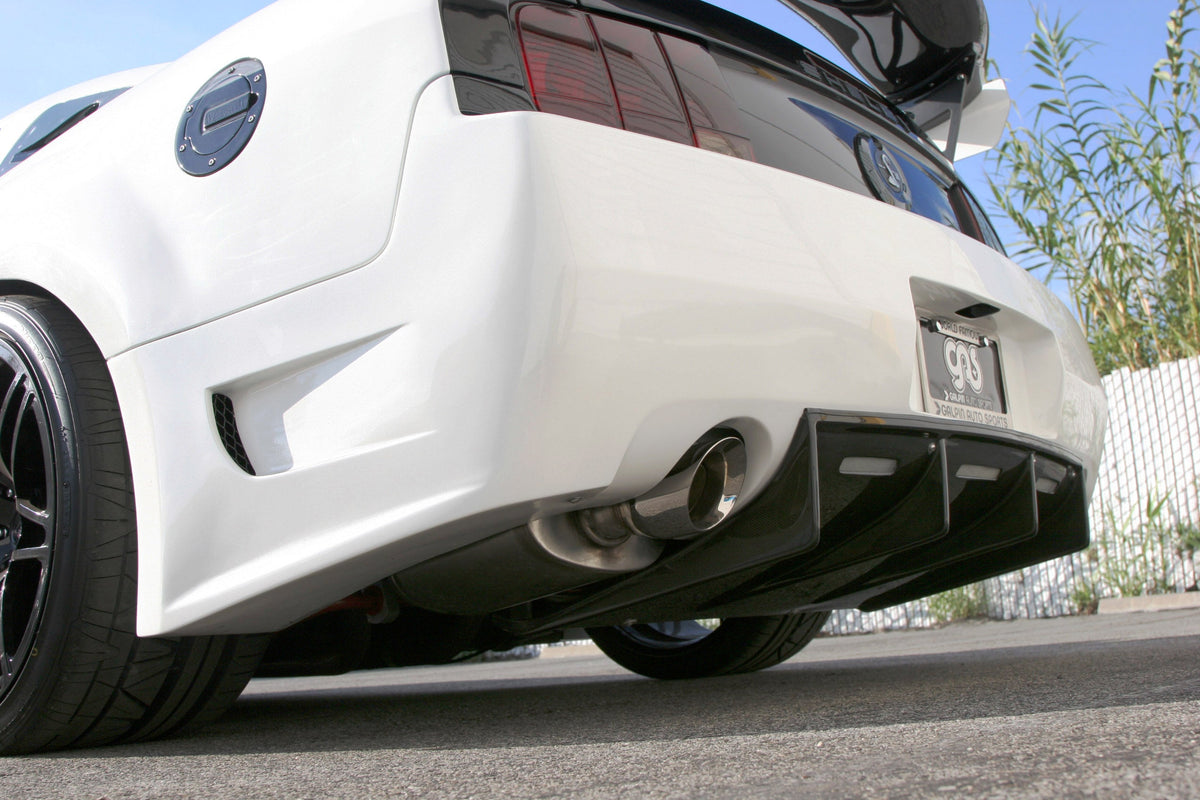 GTR Carbon Fiber Rear Diffuser - 2005-2009 Ford S197 Mustang