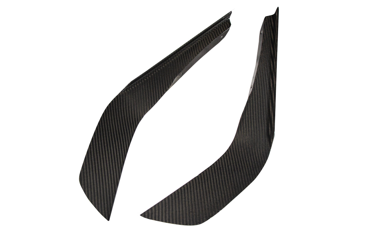 Carbon Fiber Front Bumper Canards - Ford S650 Mustang GT 2024 - Current