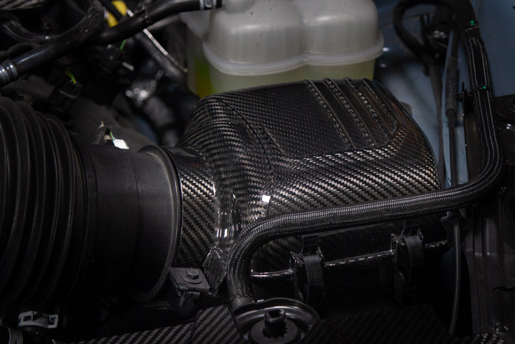 Carbon Fiber Intake Box Top Cover - Ford S650 Mustang Dark Horse 2024 - Current