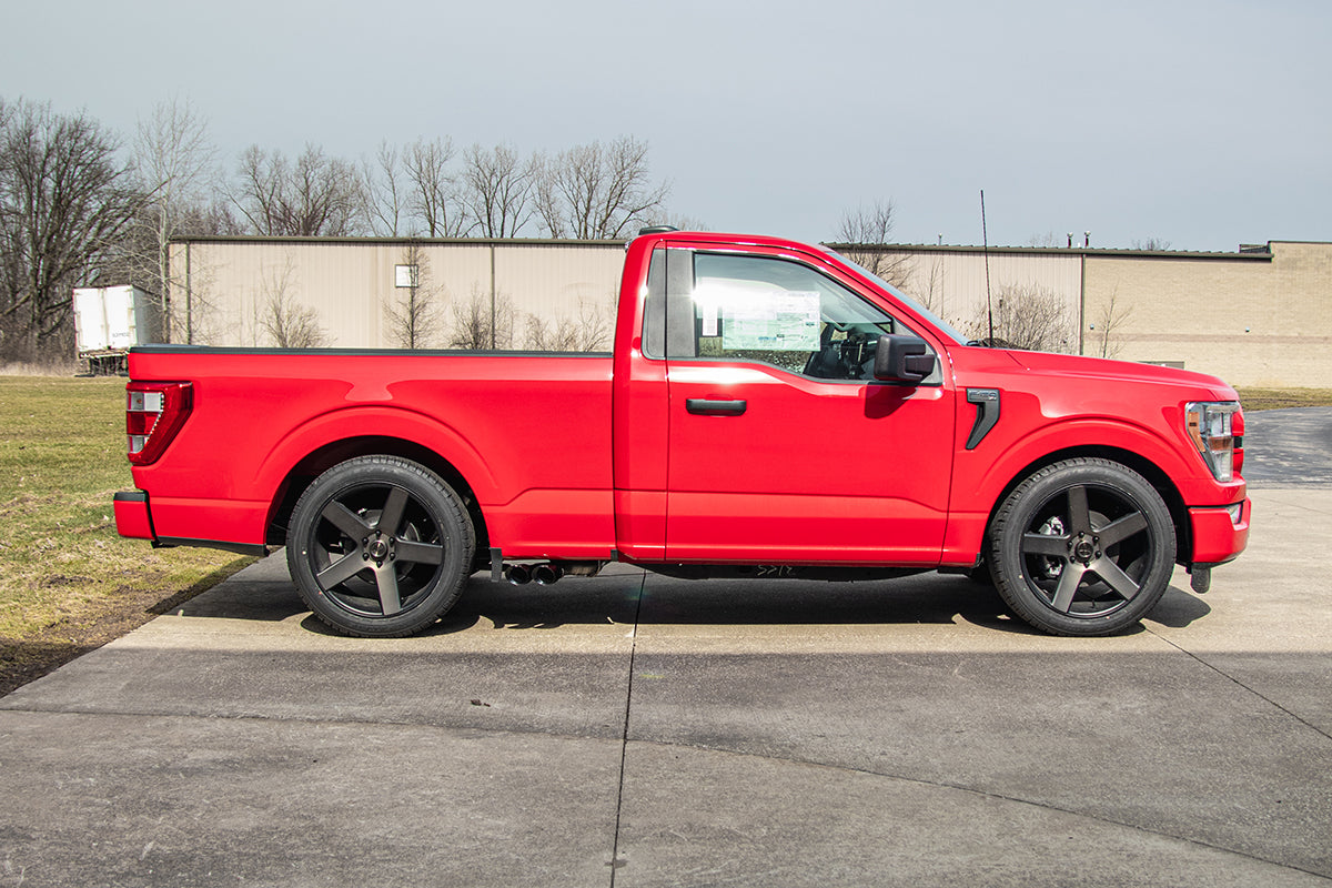 CORSA Sport 3.0 in Cat-Back Front of Tire Exit for 2021-2024 Ford F-150 EcoBoost 3.5L Turbo - SuperCrew with 6.5 FT Bed 157.2" Wheelbase (21168)