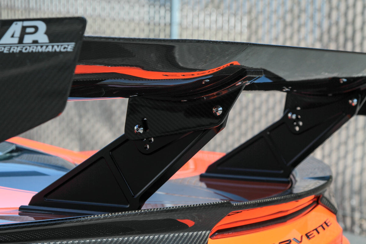 GTC-500 Carbon Fiber Adjustable Wing-Chevrolet C8 Corvette Stingray