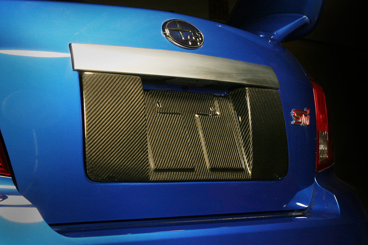 Carbon Fiber License Plate Frame - Subaru WRX/ STI Sedan 2008-2014