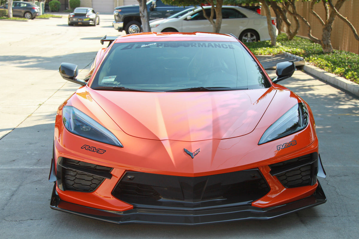 Carbon Fiber Front Splitter/Airdam/Lip-Chevrolet C8 Corvette Stingray