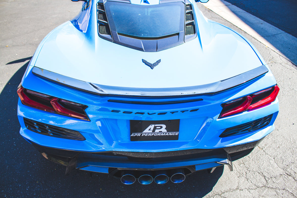Carbon Fiber Rear Spoiler Delete - Chevrolet Corvette C8 Z06/E-ray/ZR1/ Grand Sport