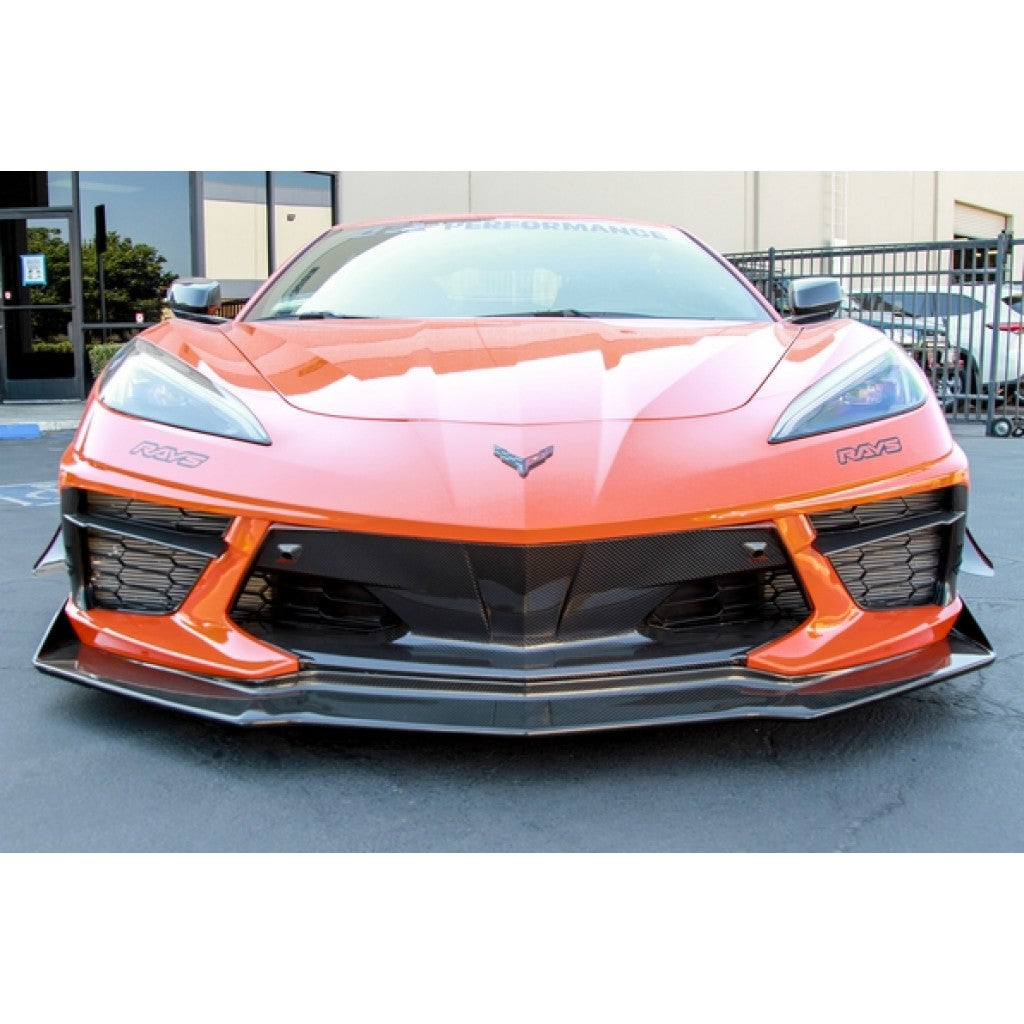 Carbon Fiber Front Splitter/Airdam/Lip-Chevrolet C8 Corvette Stingray