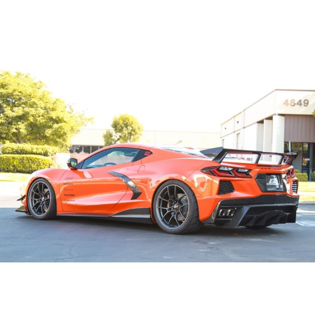 Carbon Fiber Rear High Wing- Chevrolet C8 Corvette Stingray