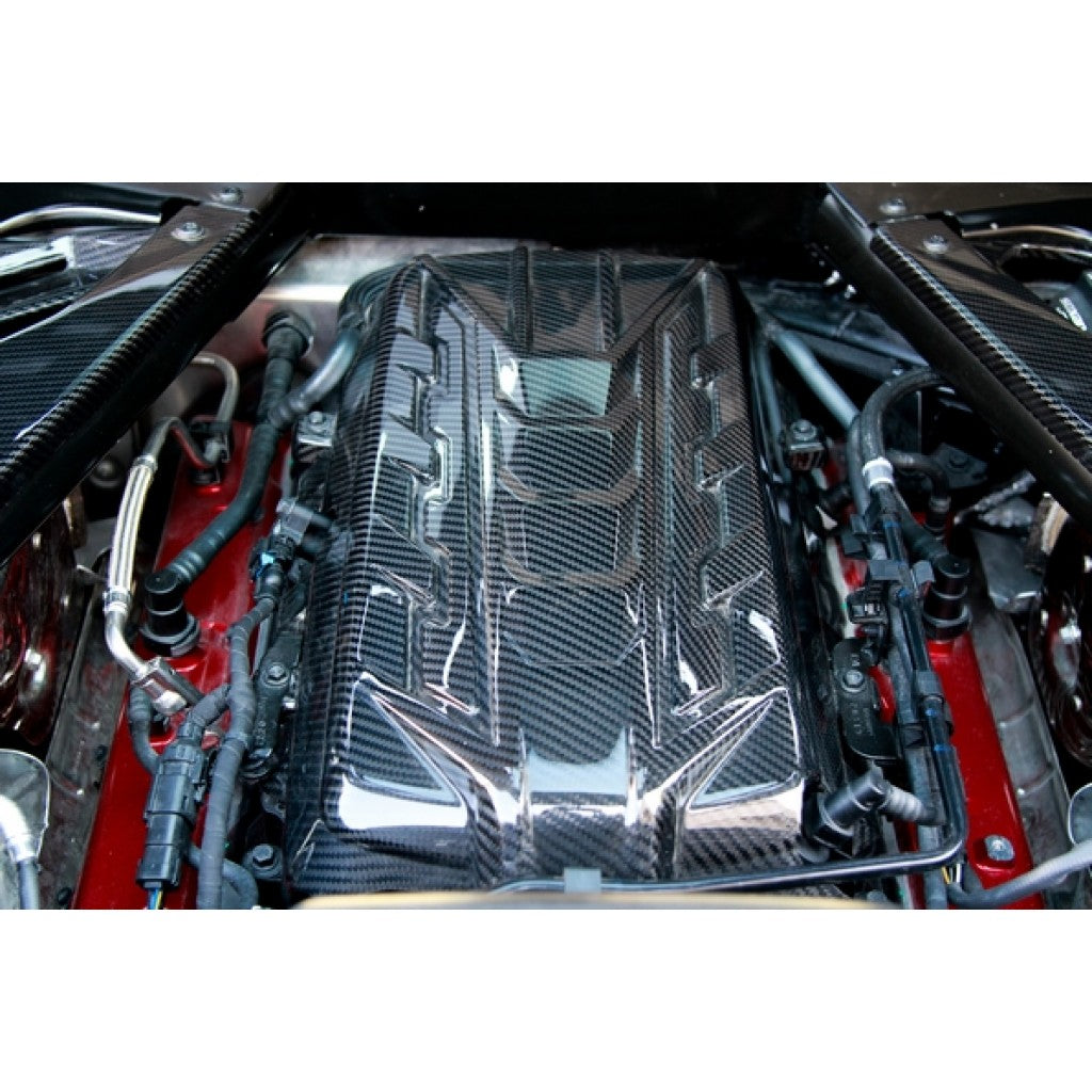 Carbon Fiber Engine Plenum Cover and Appearance Panels Package-Chevrolet C8  Corvette