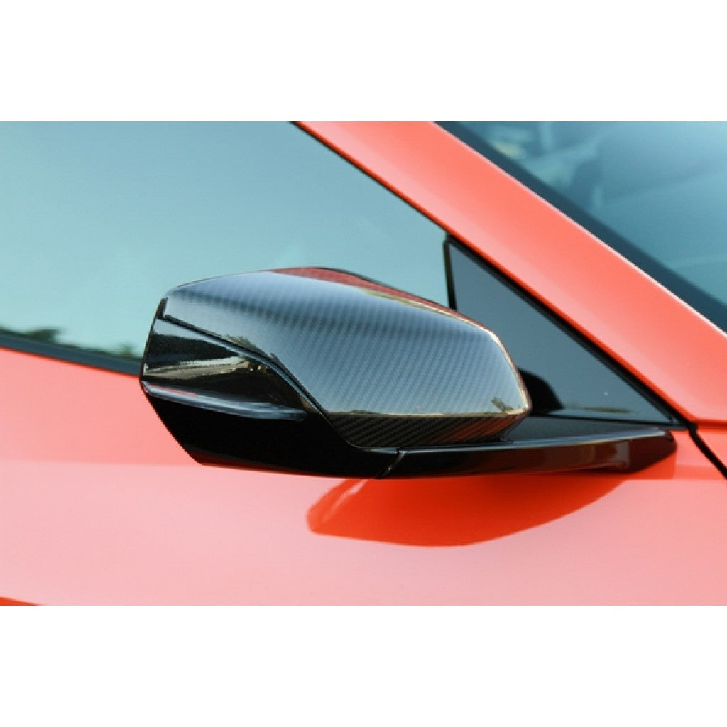 Carbon Fiber Replacement Mirror Covers-Chevrolet C8 Corvette  (All)
