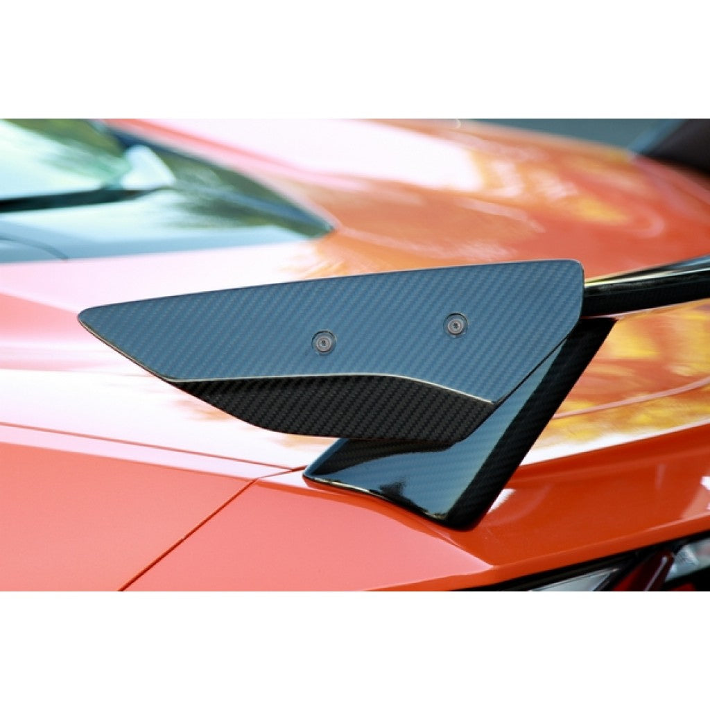 Carbon Fiber Rear High Wing- Chevrolet C8 Corvette Stingray