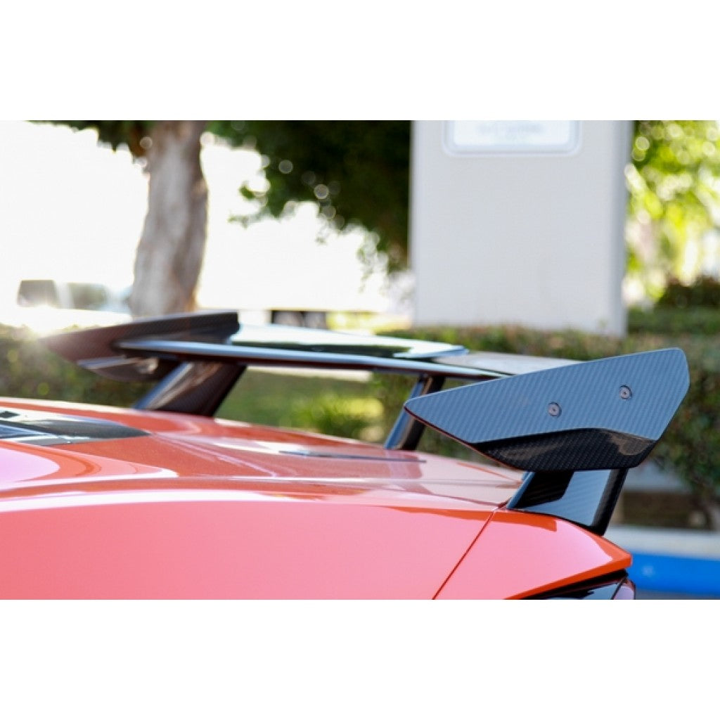 Carbon Fiber Rear High Wing- Chevrolet C8 Corvette Stingray