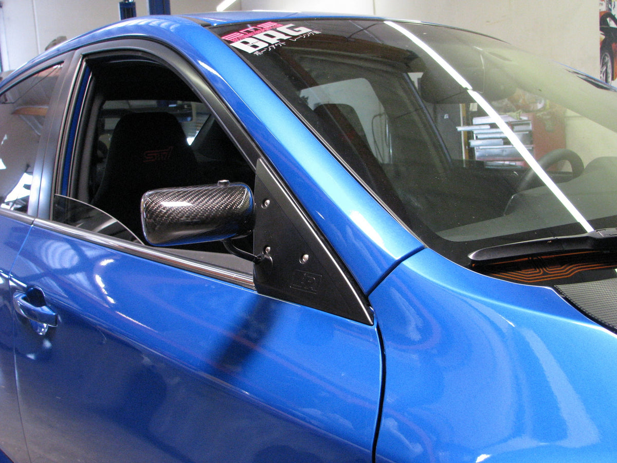 Formula GT3 Carbon Fiber Mirror/Black- 2008-2014 Subaru Impreza WRX/ STI