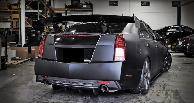 GTC-500 Carbon Fiber Adjustable Wing-2008 - 2015 Cadillac CTS-V Sedan