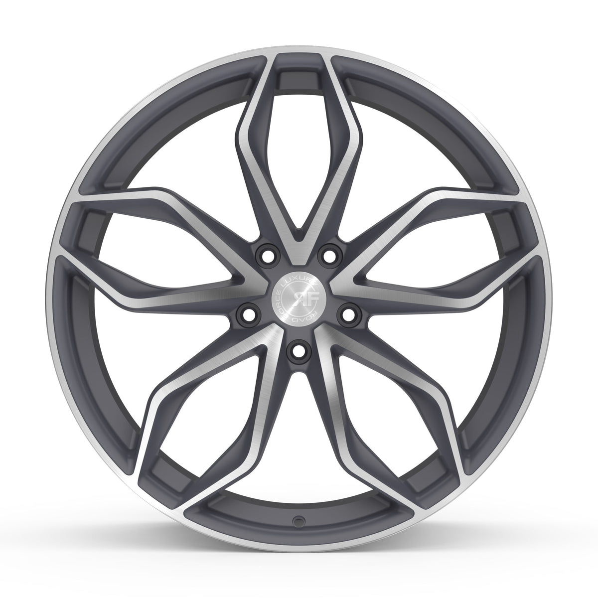 RoadForce Luxury RF17 Satin Gunmetal Finish with Machined Face — photo 3
