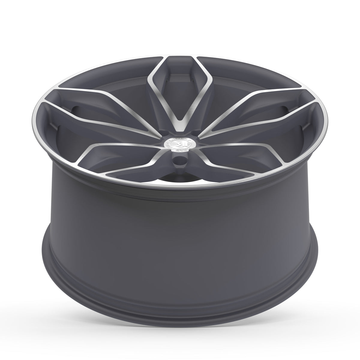 RoadForce Luxury RF17 Satin Gunmetal Finish with Machined Face — photo 2