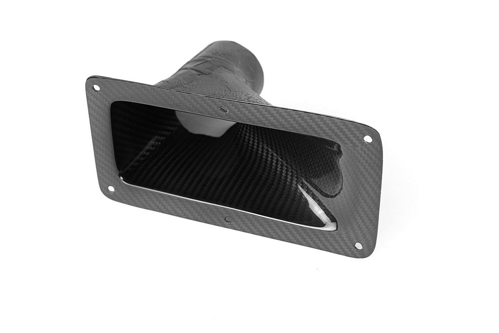 9.25" X 4.75" Carbon Fiber Air Inlet Duct w/ Flange-Universal
