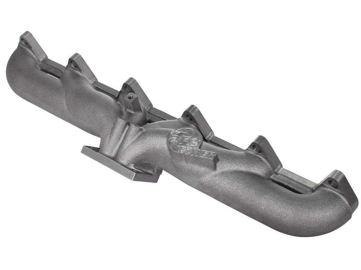 aFe Power BladeRunner Ported Ductile Iron Exhaust Manifold — Dodge Diesel Trucks 98.5-02 L6-5.9L (td) — 46-40034