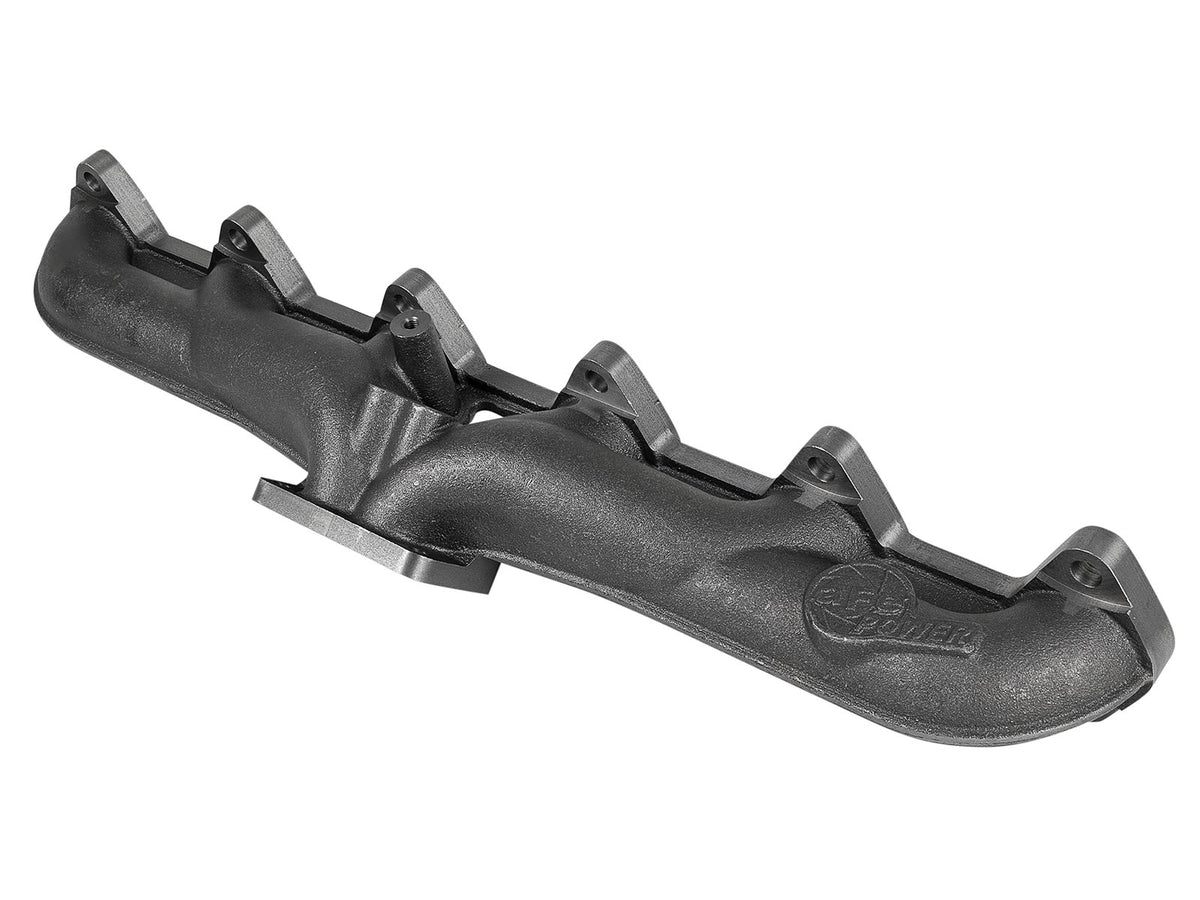 aFe Power BladeRunner Ported Ductile Iron Exhaust Manifold — Dodge Diesel Trucks 94-98 L6-5.9L (td) — 46-40044-1