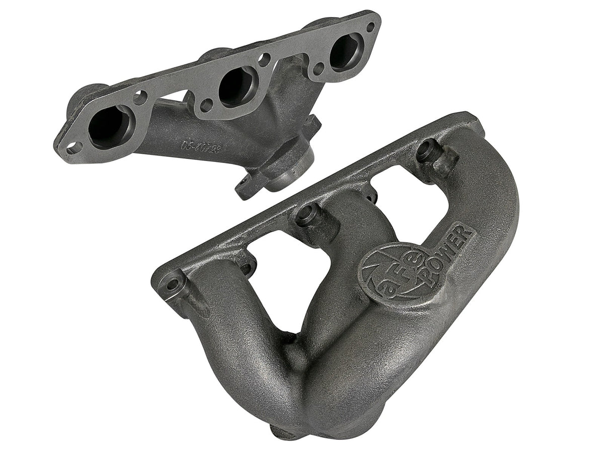 aFe Power BladeRunner Ported Ductile Iron Exhaust Manifolds — Jeep Wrangler (JK) 07-11 V6-3.8L — 46-40114