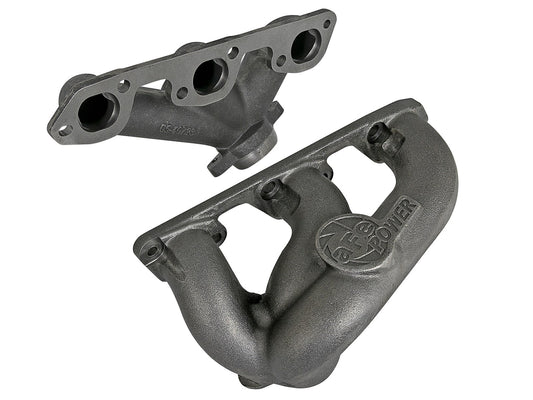 aFe Power BladeRunner Ported Ductile Iron Exhaust Manifolds — Jeep Wrangler (JK) 07-11 V6-3.8L — 46-40114