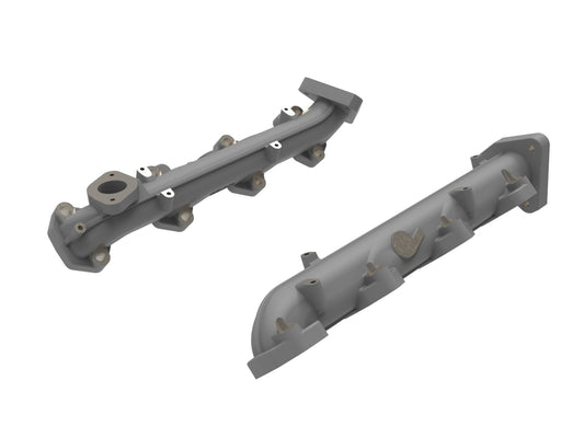 aFe Power BladeRunner Ported Ductile Iron Exhaust Manifold — Ford Diesel Trucks 11-14 V8-6.7L (td) — 46-40174