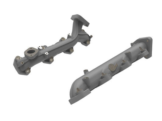 aFe Power BladeRunner Ported Ductile Iron Exhaust Manifold — Ford Diesel Trucks 15-19 V8-6.7L (td) — 46-40184