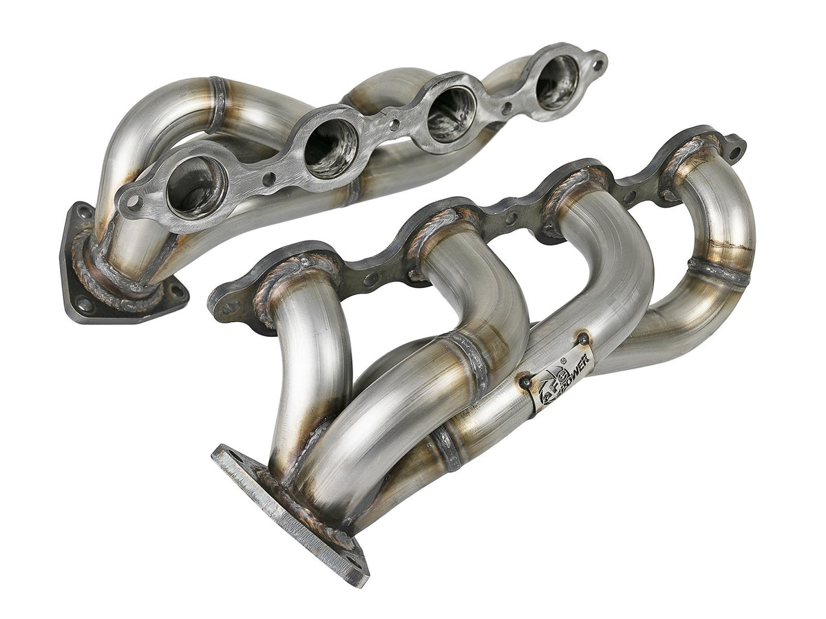 aFe Power Twisted Steel 304 Stainless Steel Headers — GM Trucks 2500/3500HD 20-26 V8-6.6L L8T — 48-34145