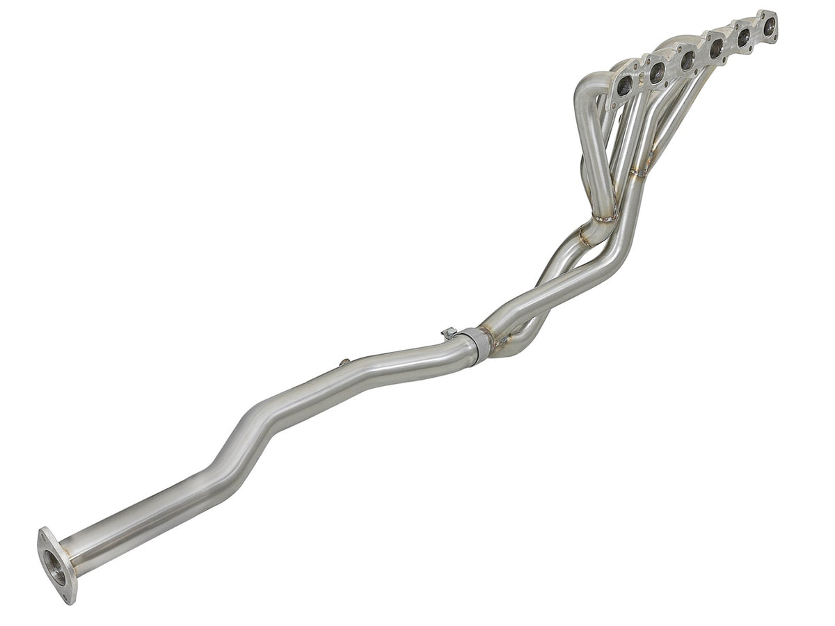 aFe Power Twisted Steel Long Tube Header & Connection Pipe — Nissan Patrol (Y61) 01-16 V8-4.8L — 48-36109-YN