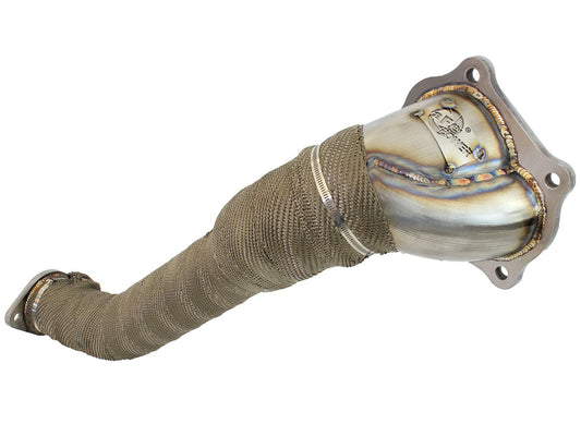 aFe Power Twisted Steel Down-Pipe — Mitsubishi Lancer EVO X 08-15 L4-2.0L (t) — 48-36701