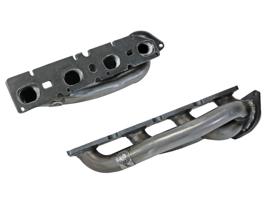 aFe Power Twisted Steel 409 Stainless Steel Short Tube Header — Dodge/RAM 1500 09-18/RAM 1500 Classic 19-24 V8-5.7L HEMI — 48-42001-1