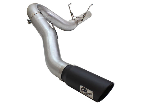 aFe Power ATLAS 5 IN Aluminized Steel DPF-Back Exhaust System — Dodge RAM Diesel Trucks 13-18 L6-6.7L (td) — 49-02051-1B