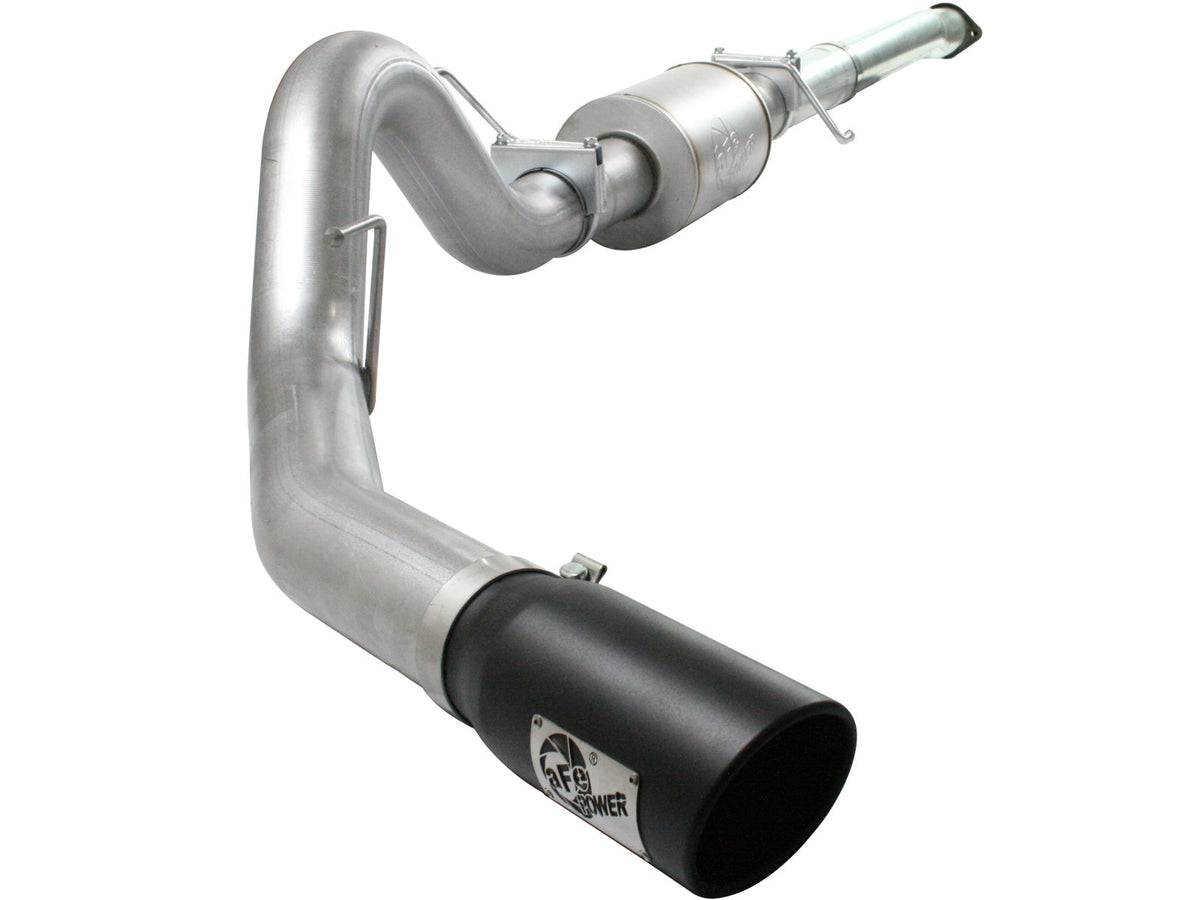 aFe Power ATLAS 4 IN Aluminized Steel Cat-Back Exhaust System — Ford F-150 11-14 V6-3.5L (tt) — 49-03041-B