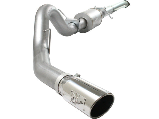 aFe Power ATLAS 4 IN Aluminized Steel Cat-Back Exhaust System — Ford F-150 11-14 V6-3.5L (tt) — 49-03041-P