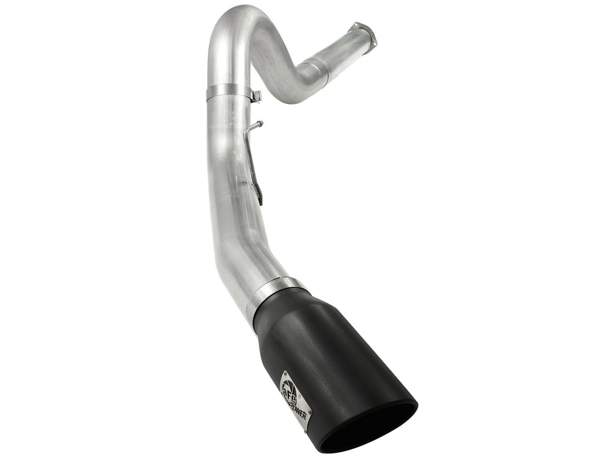 aFe Power ATLAS 5 IN Aluminized Steel DPF-Back Exhaust System — Ford Diesel Trucks 11-14 V8-6.7L (td) — 49-03055-B
