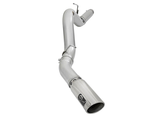 aFe Power ATLAS 5 IN Aluminized Steel DPF-Back Exhaust System — GM Diesel Trucks 2016 V8-6.6L (td) LML — 49-04081-P