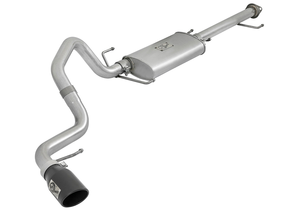 aFe Power Scorpion 2-1/2 IN Aluminized Steel Cat-Back Exhaust System w/ Black Tip — Toyota FJ Cruiser 07-18 V6-4.0L — 49-06039-B