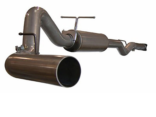 aFe Power Large Bore-HD 4 IN 409 Stainless Steel Cat-Back Exhaust System — GM Diesel Trucks 01-05 V8-6.6L (td) LB7/LLY — 49-14001