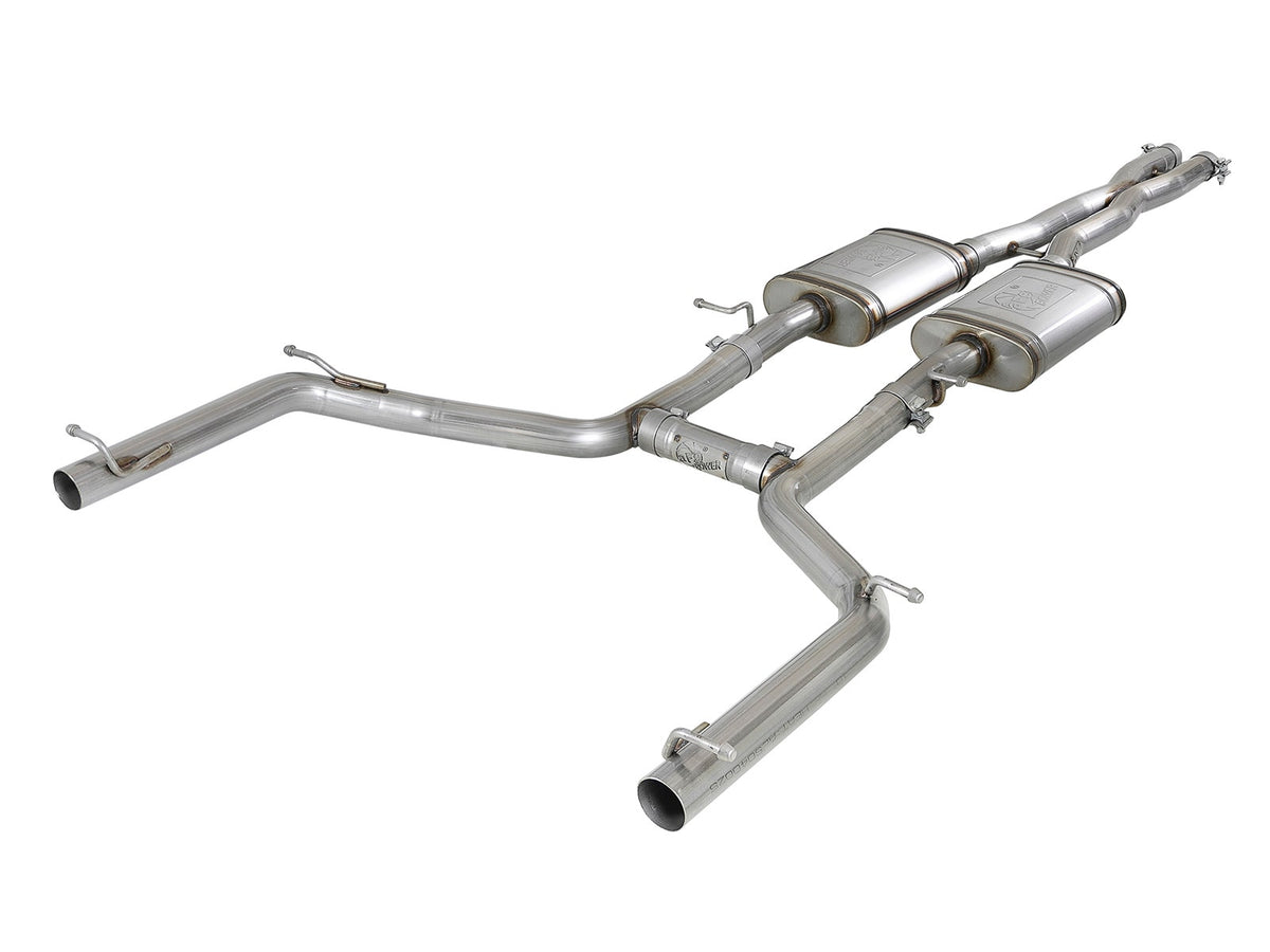 aFe Power MACH Force-Xp 2-1/2 IN 304 Stainless Steel Cat-Back Exhaust System — Dodge Challenger 15-23 V6-3.6L — 49-32067