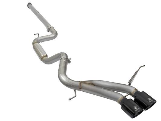aFe Power Takeda 3 IN 304 Stainless Steel Cat-Back Exhaust System — Ford Focus ST 13-18 L4-2.0L (t) — 49-33083-B