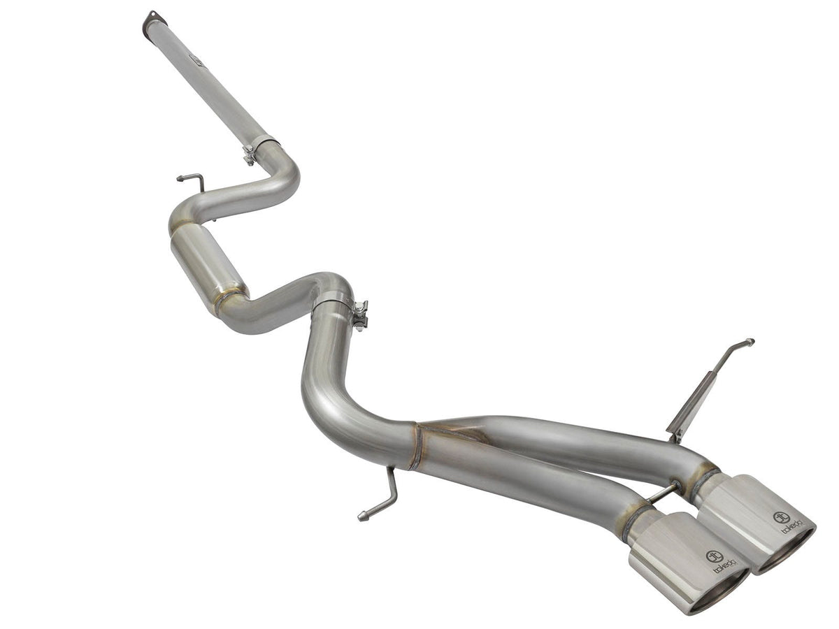 aFe Power Takeda 3 IN 304 Stainless Steel Cat-Back Exhaust System — Ford Focus ST 13-18 L4-2.0L (t) — 49-33083-P