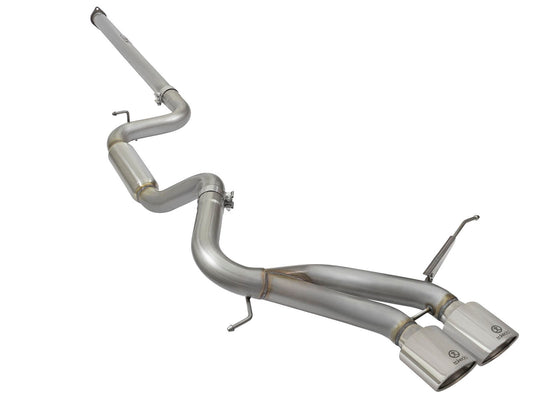 aFe Power Takeda 3 IN 304 Stainless Steel Cat-Back Exhaust System — Ford Focus ST 13-18 L4-2.0L (t) — 49-33083-P