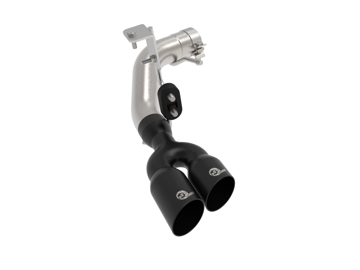 aFe Power Rebel Series 3 IN 304 Stainless Steel Muffler Delete Exhaust System — Ford Ranger 19-23 L4-2.3L (t) — 49-33110-B